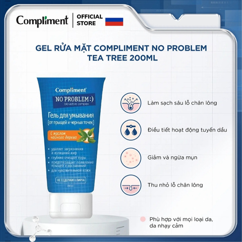 SRM Compliment No Problem BHA Tea Tree 200ml