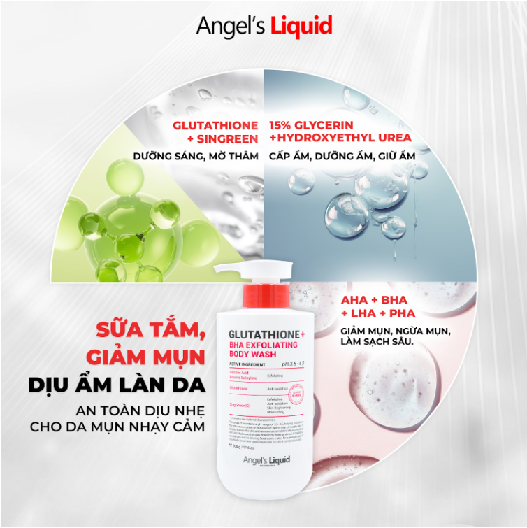 glutathione injection cost in pakistan ANGEL'S LIQUID GLUTATHIONE+ SPOT CARE BODY MIST 150ML