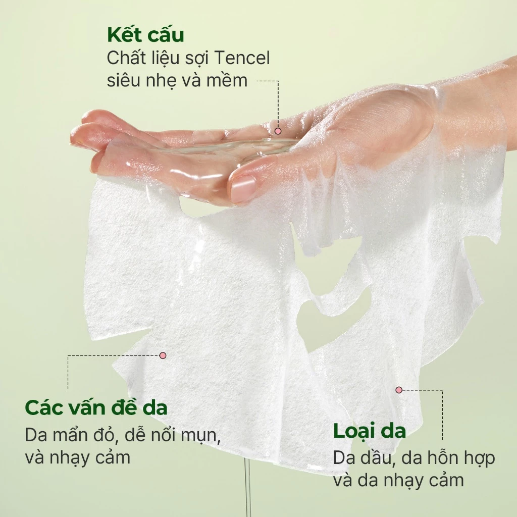 Mặt Nạ Làm Dịu & Phục Hồi Da Torriden Balanceful Cica Mask 25ml Mặt Nạ Làm Dịu & Phục Hồi Da Torriden Balanceful Cica Mask 25ml