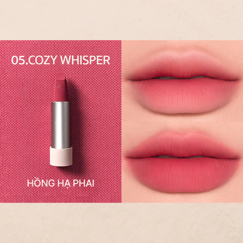 Son Thỏi 3CE Cashmere Hug Lipstick 3.5g Son Thỏi 3CE Cashmere Hug Lipstick 3.5g