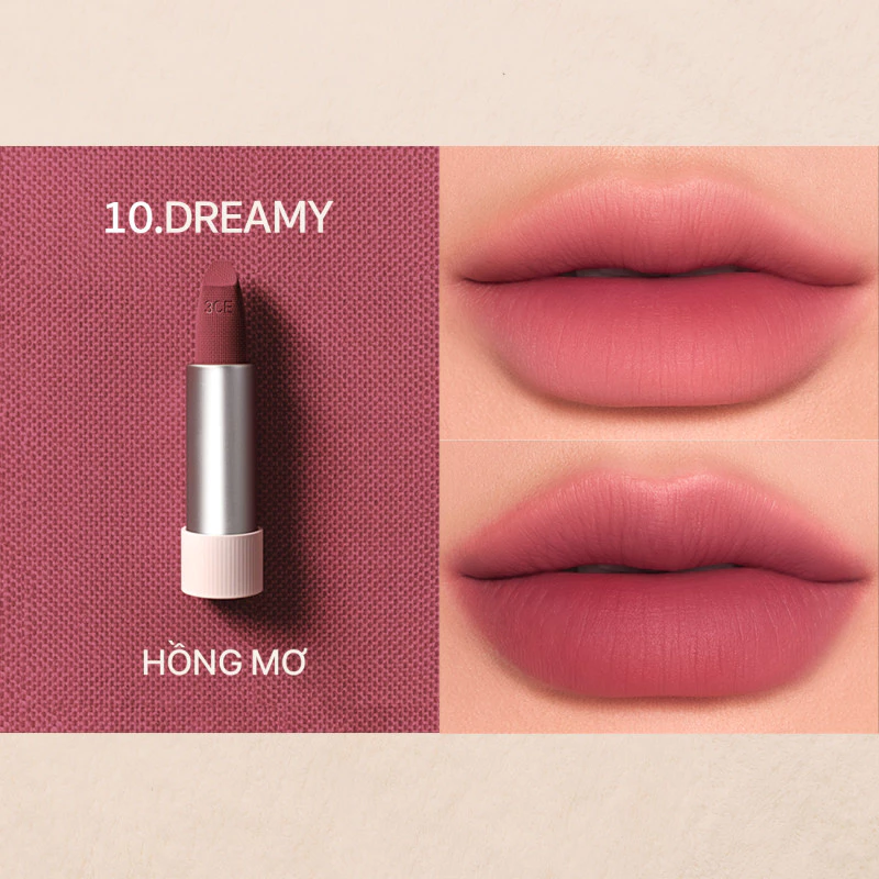 Son Thỏi 3CE Cashmere Hug Lipstick 3.5g Son Thỏi 3CE Cashmere Hug Lipstick 3.5g