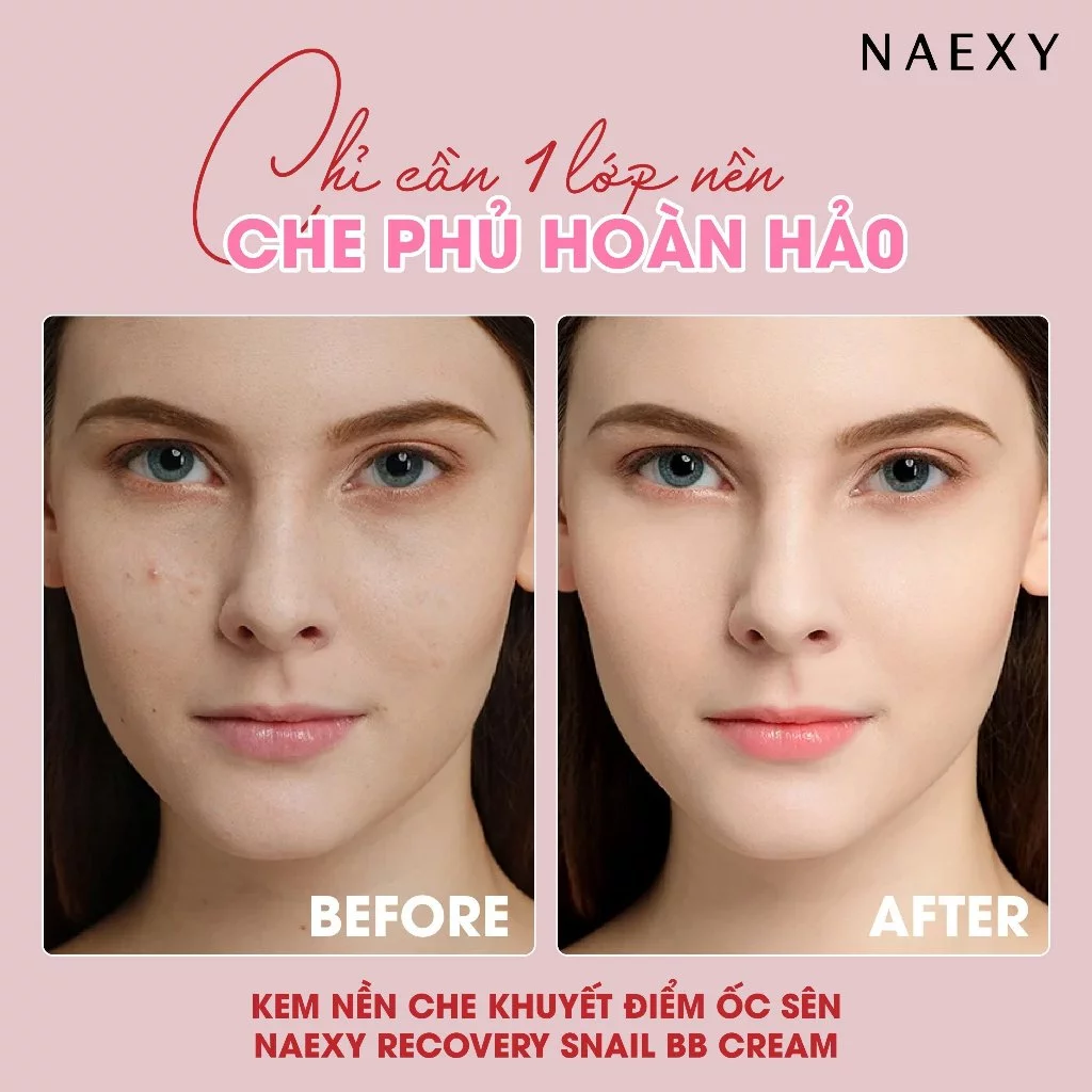 Kem Nền Ốc Sên Naexy Recovery Snail BB Cream 50ml Kem Nền Ốc Sên Naexy Recovery Snail BB Cream 50ml