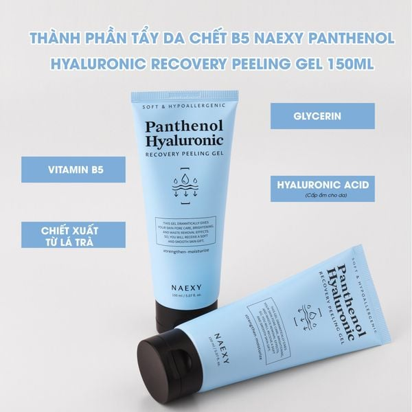 Tẩy da chết Naexy Panthenol Hyaluronic Recovery Peeling Gel 150ml Tẩy da chết Naexy Panthenol Hyaluronic Recovery Peeling Gel 150ml