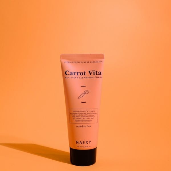 SRM Naexy Carrot Vita Recovery Cleansing Foam 100ml