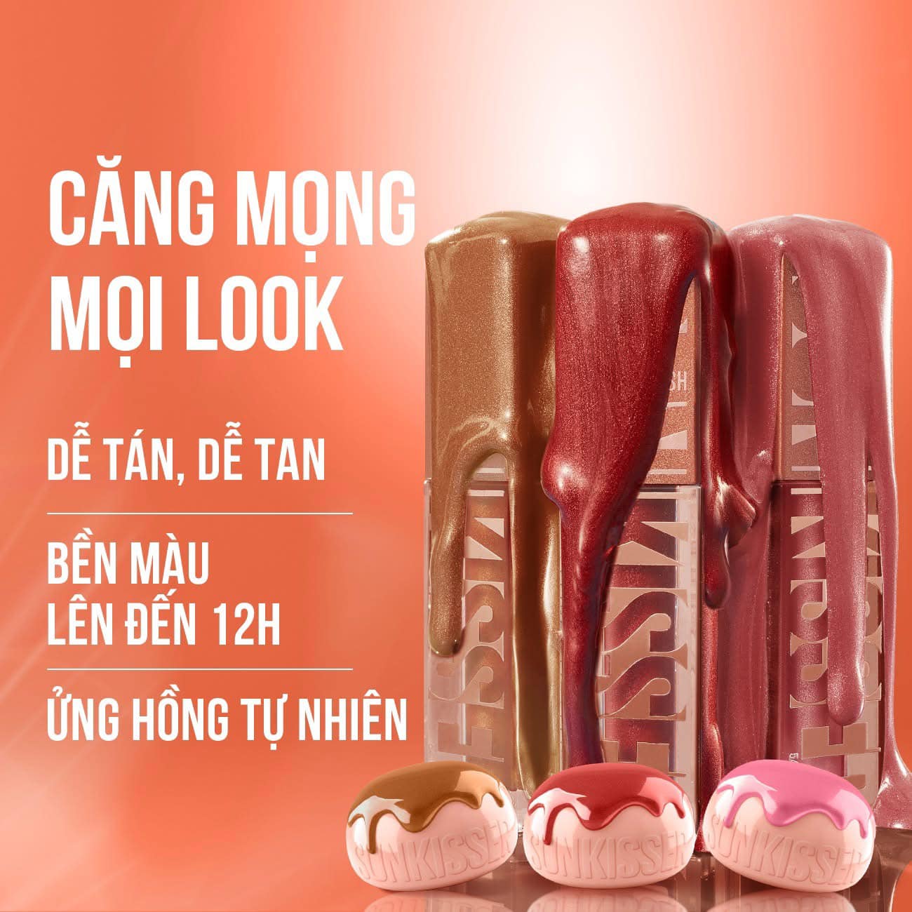 Má Hồng Dạng Kem Maybelline Sunkisser Blush 12H 4.7ml Má Hồng Dạng Kem Maybelline Sunkisser Blush 12H 4.7ml