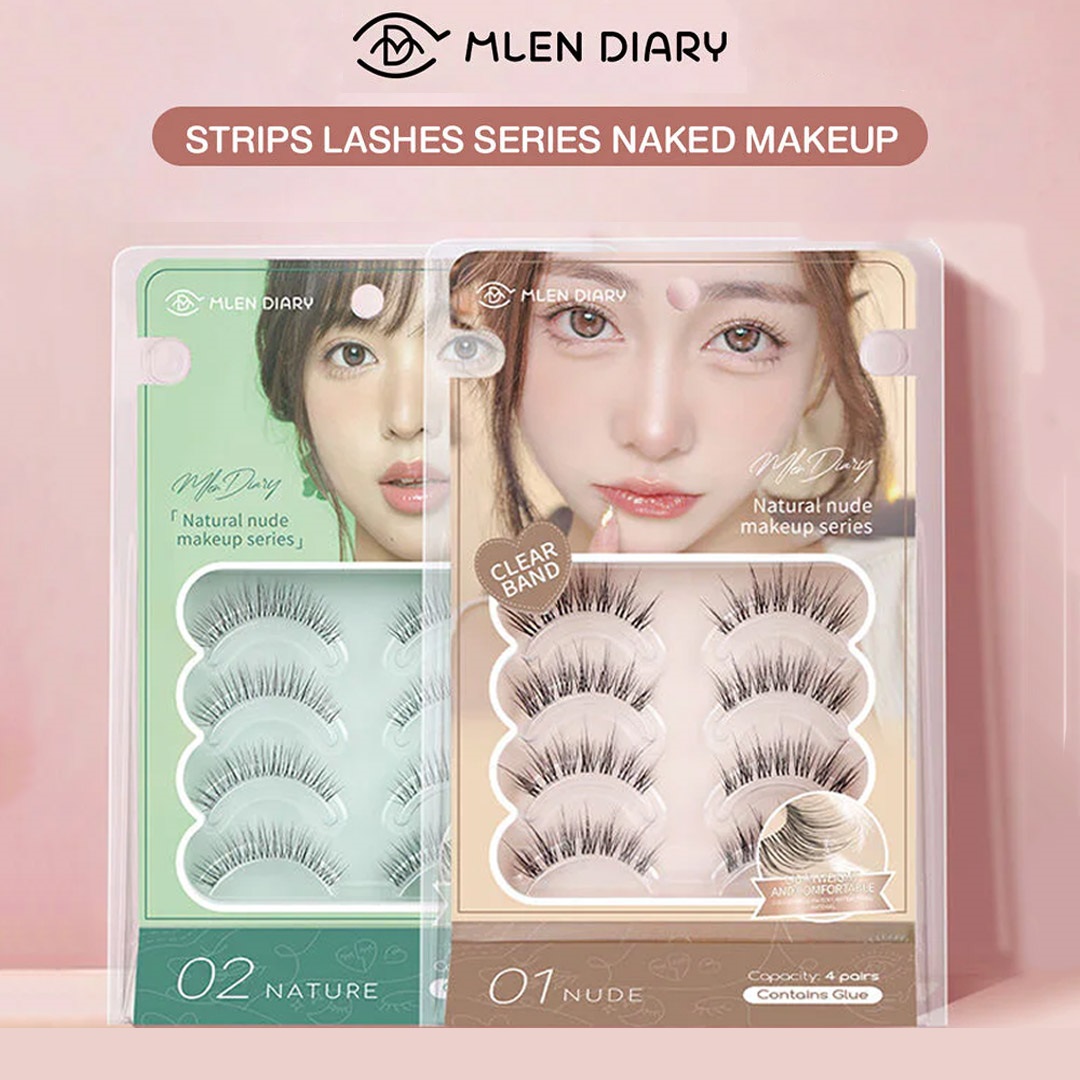 Mi Giả Gân Trong Suốt Mlen Diary Strips Lashes – 4 Cặp Mi Giả Gân Trong Suốt Mlen Diary Strips Lashes – 4 Cặp