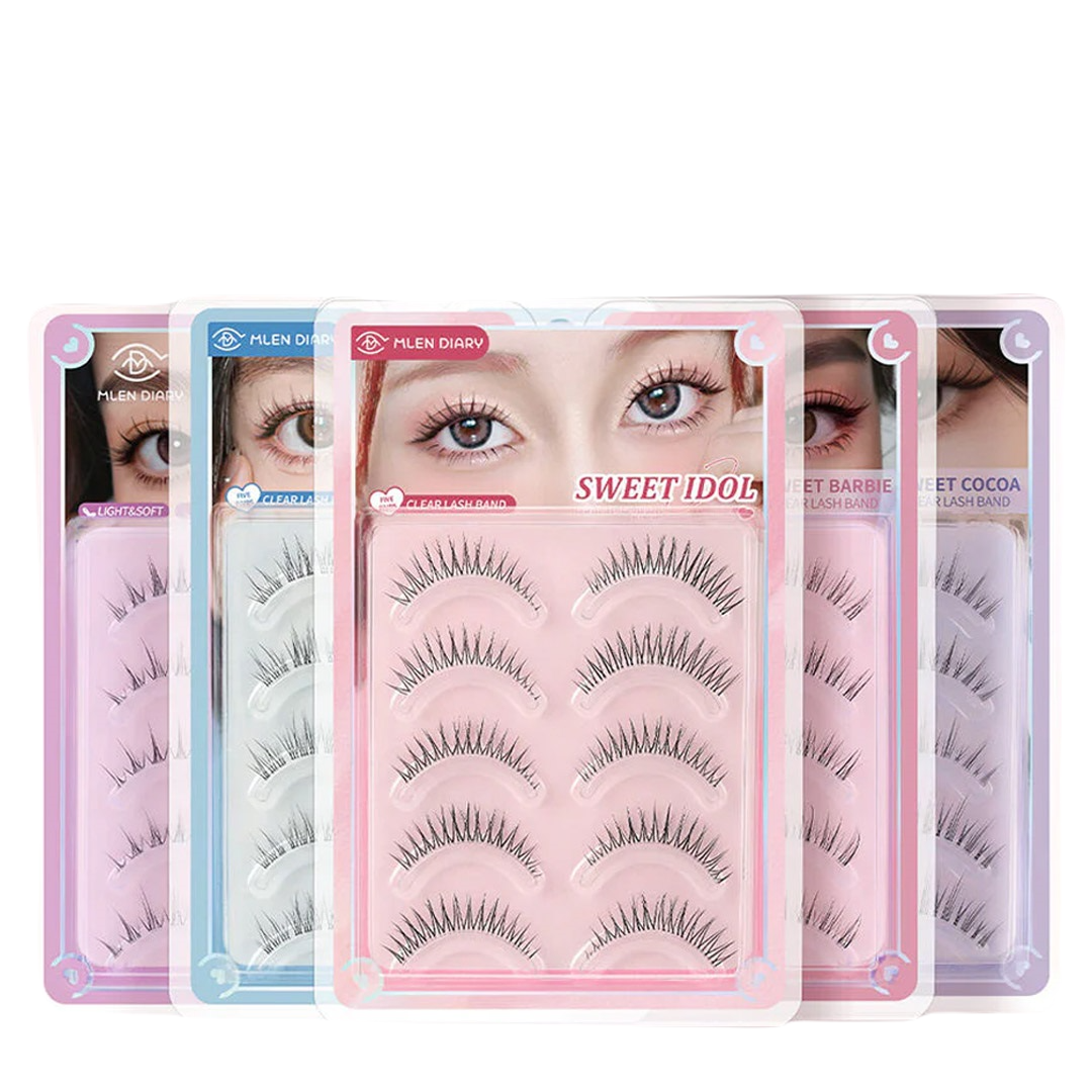 Mi Giả Gân Trong Suốt Mlen Diary Strips Lashes – 5 Cặp Mi Giả Gân Trong Suốt Mlen Diary Strips Lashes – 5 Cặp