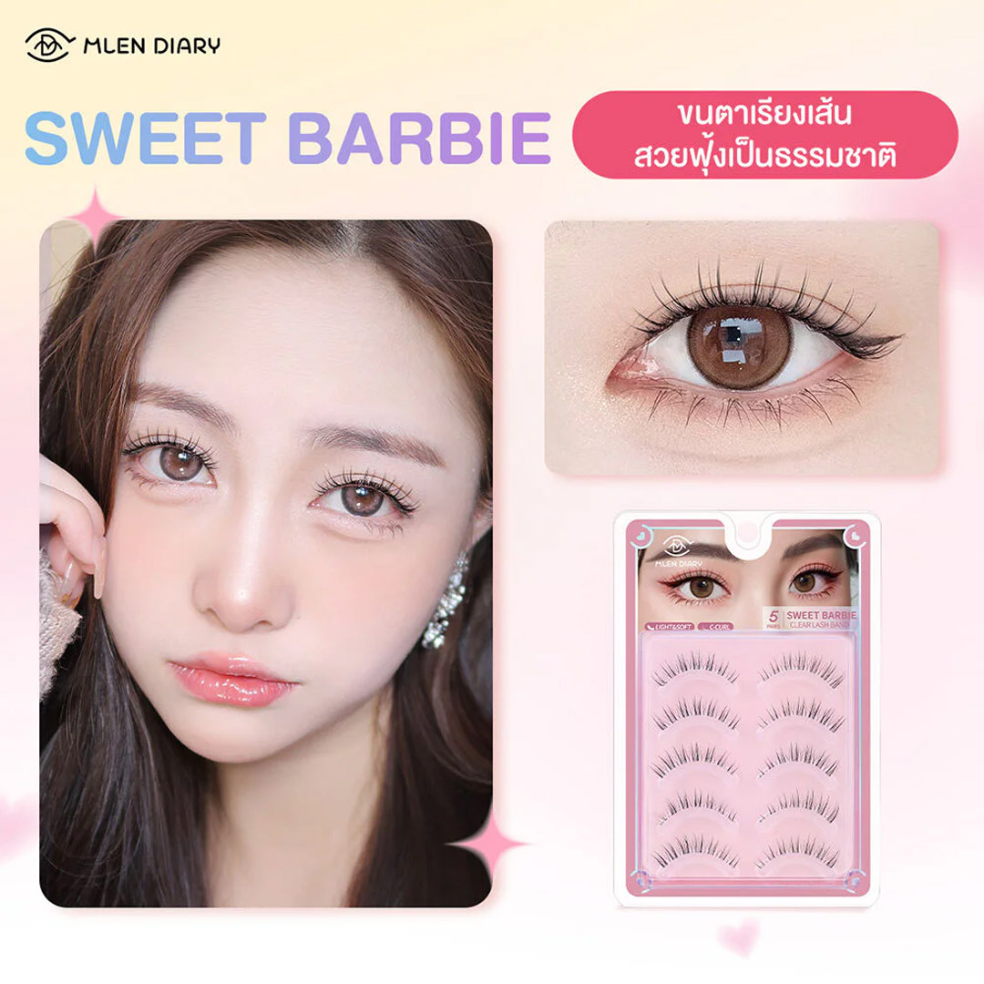Mi Giả Gân Trong Suốt Mlen Diary Strips Lashes – 5 Cặp Mi Giả Gân Trong Suốt Mlen Diary Strips Lashes – 5 Cặp