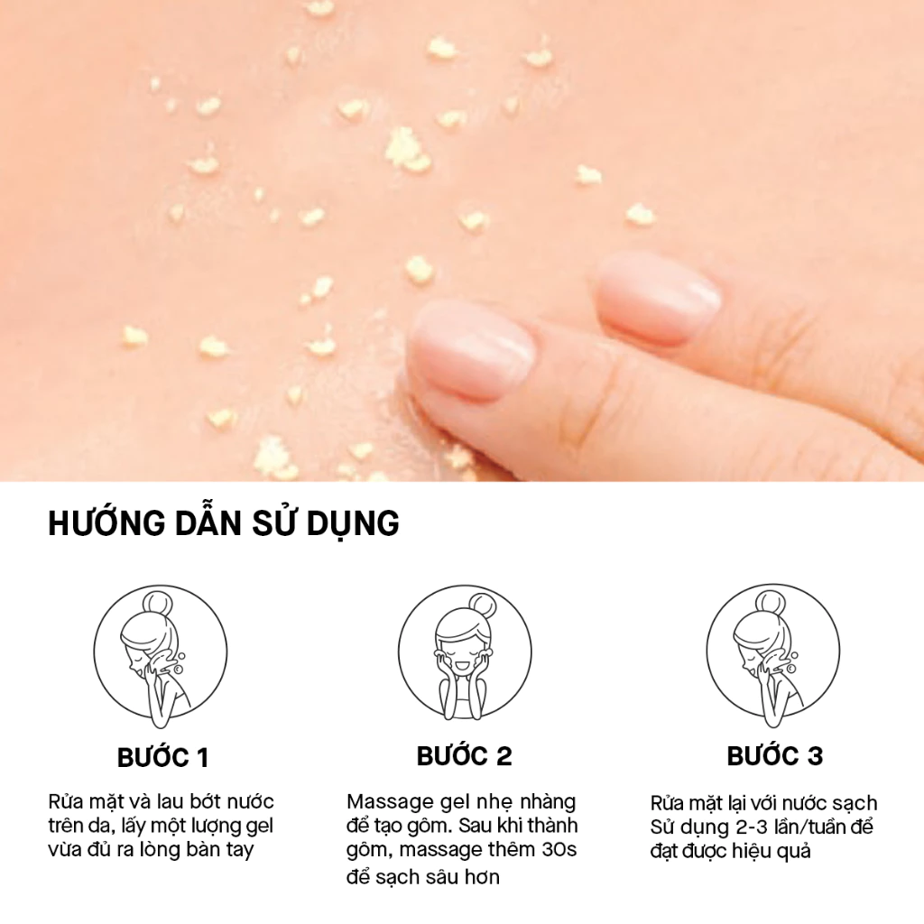 Tẩy Da Chết Hỗ Trợ Dưỡng Sáng Rosette Gommage Bright Peel 120g Tẩy Da Chết Hỗ Trợ Dưỡng Sáng Rosette Gommage Bright Peel 120g