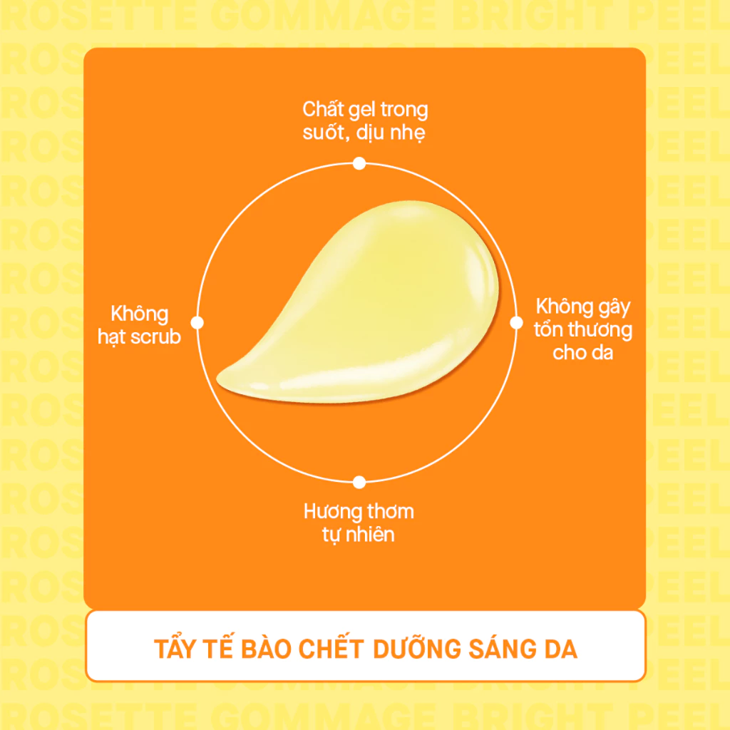 Tẩy Da Chết Hỗ Trợ Dưỡng Sáng Rosette Gommage Bright Peel 120g Tẩy Da Chết Hỗ Trợ Dưỡng Sáng Rosette Gommage Bright Peel 120g