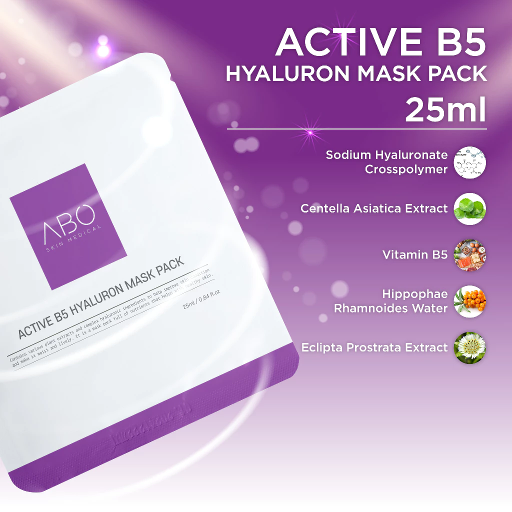 Mặt Nạ Abo Active B5 Hyaluron Mask 25ml Mặt Nạ Abo Active B5 Hyaluron Mask 25ml
