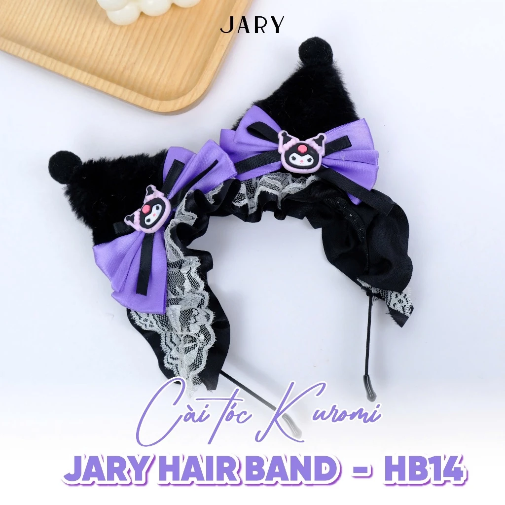 Cài tóc Jary Kuromi hair band HB14 Cài tóc Jary Kuromi hair band HB14