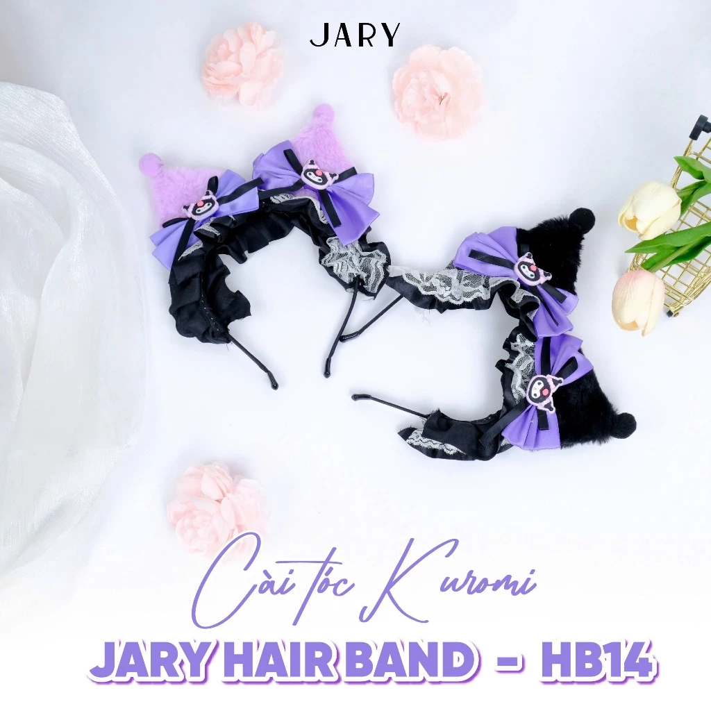 Cài tóc Jary Kuromi hair band HB14 Cài tóc Jary Kuromi hair band HB14 - Ảnh 4