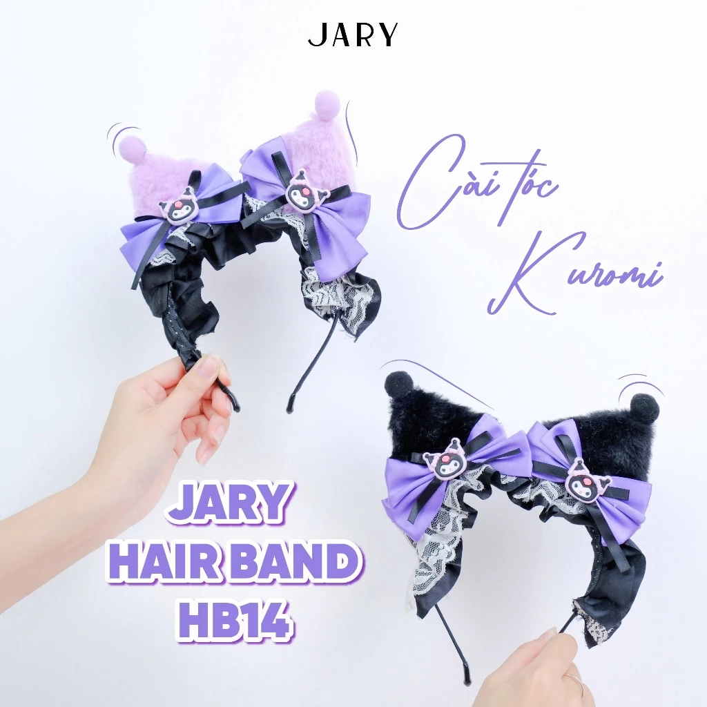 Cài tóc Jary Kuromi hair band HB14 Cài tóc Jary Kuromi hair band HB14