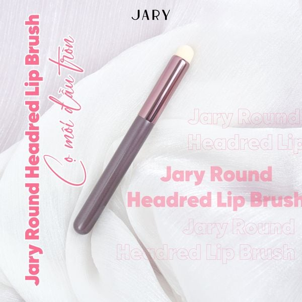 Cọ tán môi đầu tròn lùn Jary Round Headred Lip Brush có túi Cọ tán môi đầu tròn lùn Jary Round Headred Lip Brush có túi