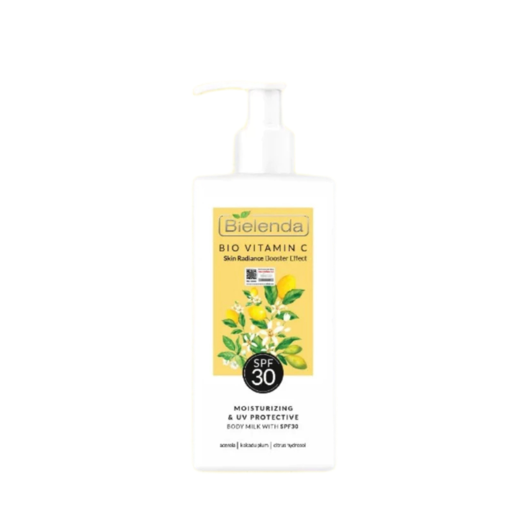 Dưỡng Thể Bielenda Bio Vitamin C Moisturing & UV Protective Body Milk SPF30 250ml Dưỡng Thể Bielenda Bio Vitamin C Moisturing & UV Protective Body Milk SPF30 250ml