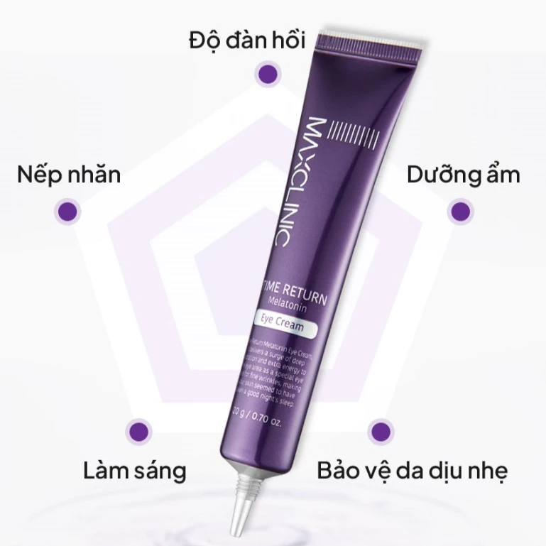 Kem Mắt Maxclinic Time Return Melatonin Eye Cream 20g