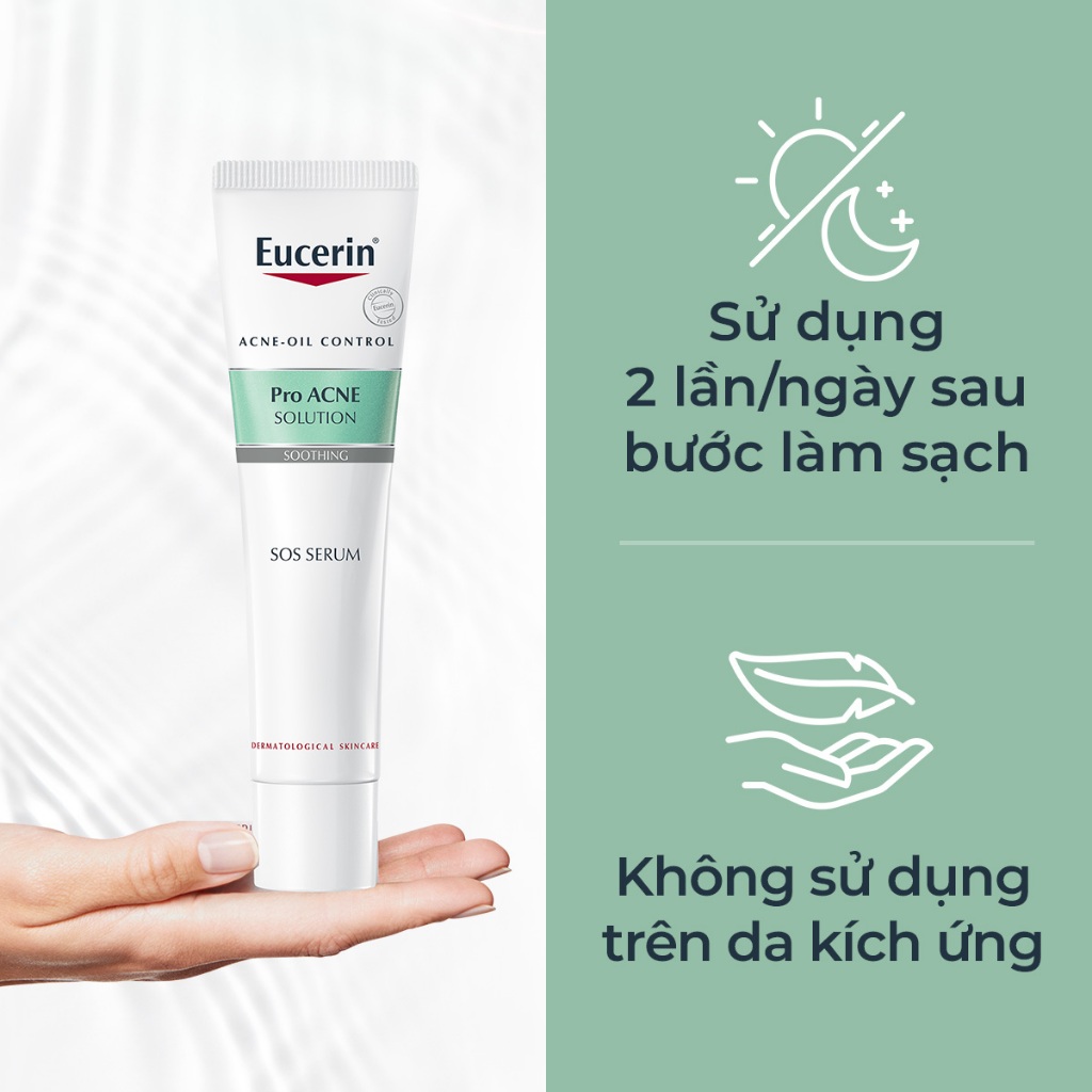 Tinh Chất Dưỡng Da Cho Da Mụn Eucerin Pro Acne SOS Serum 40ml Tinh Chất Dưỡng Da Cho Da Mụn Eucerin Pro Acne SOS Serum 40ml