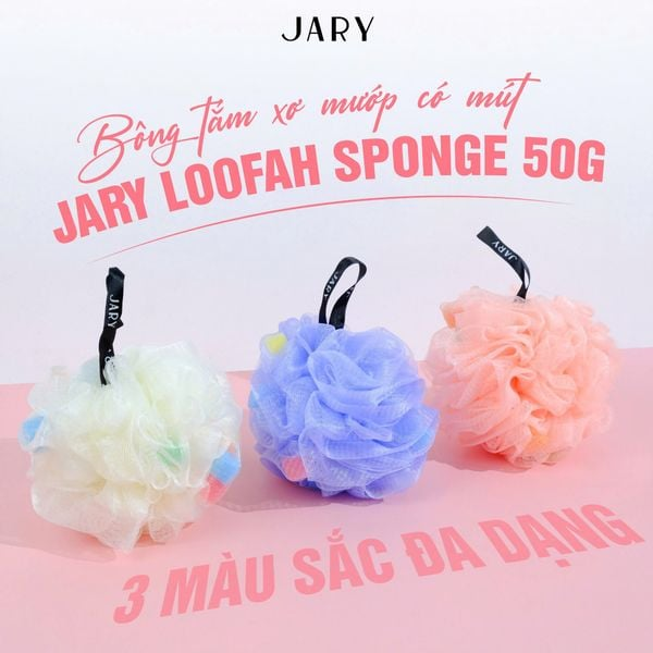 Bông Tắm Jary Xơ Mướp Có Mút Loofah Bath Sponge Bông Tắm Jary Xơ Mướp Có Mút Loofah Bath Sponge