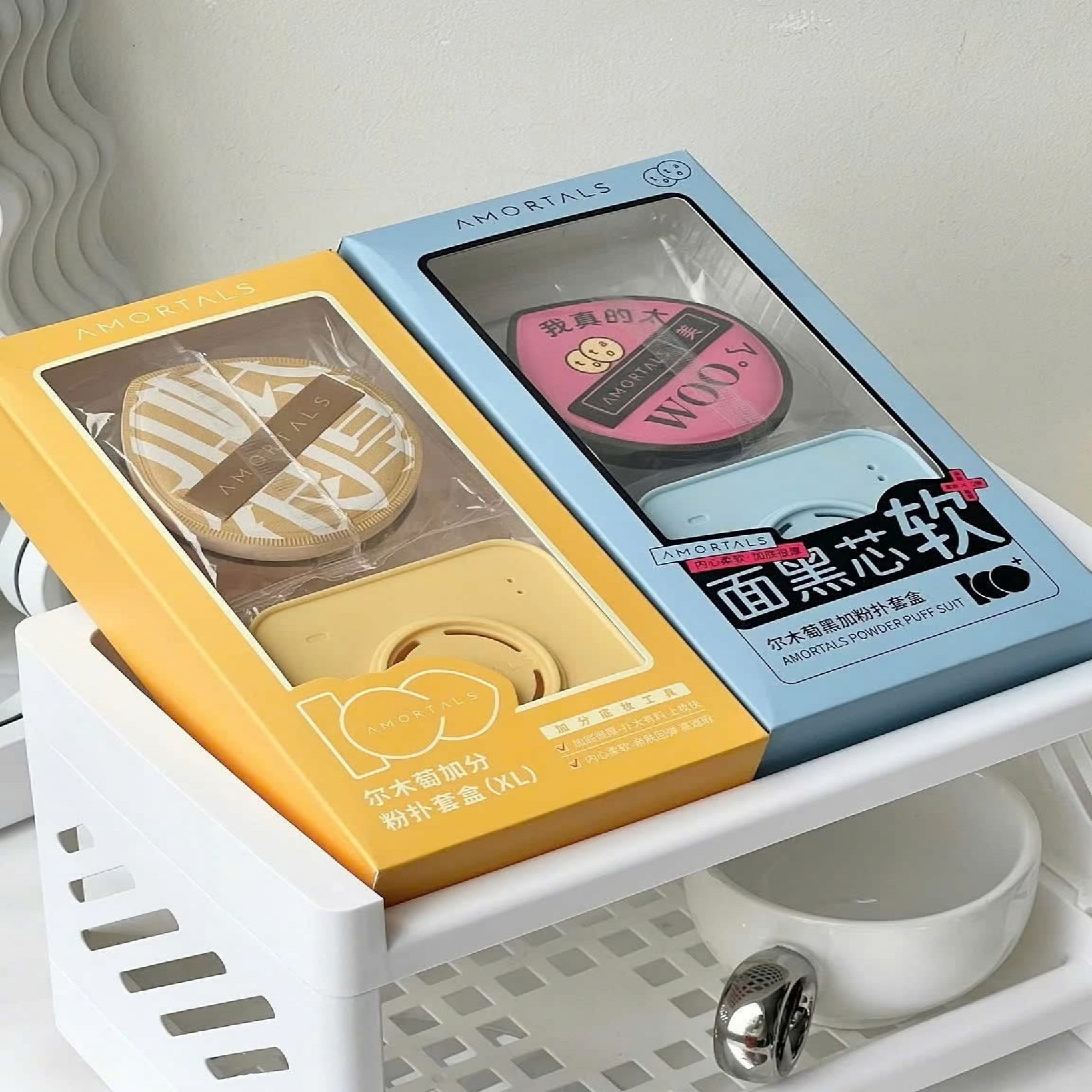 Bông Mút Trang Điểm Amortals Siêu Mềm Dễ Tán
