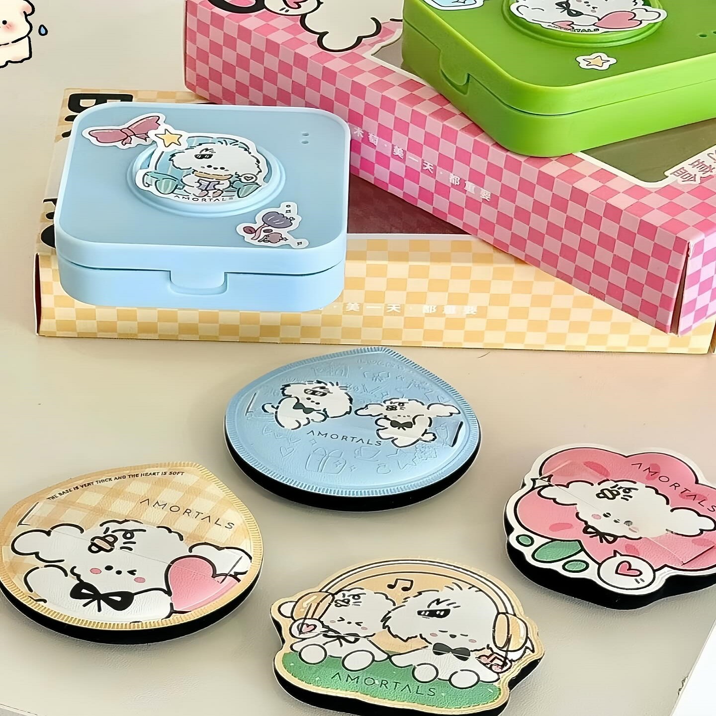 Bông Mút Trang Điểm Amortals Siêu Mềm Dễ Tán Kèm Hộp Đựng Mút Cao Cấp (Phiên Bản Cute Puppy) Bông Mút Trang Điểm Amortals Siêu Mềm Dễ Tán Kèm Hộp Đựng Mút Cao Cấp (Phiên Bản Cute Puppy)