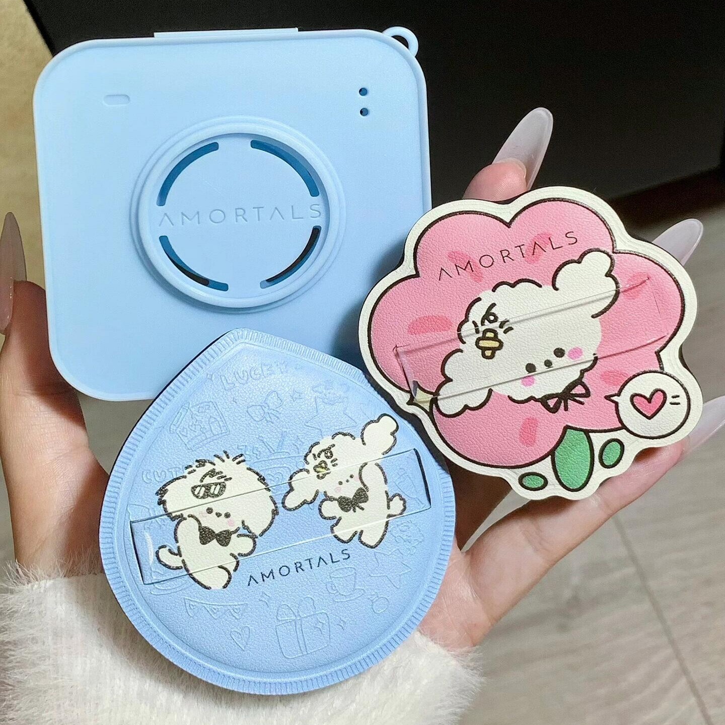 Bông Mút Trang Điểm Amortals Siêu Mềm Dễ Tán Kèm Hộp Đựng Mút Cao Cấp (Phiên Bản Cute Puppy) Bông Mút Trang Điểm Amortals Siêu Mềm Dễ Tán Kèm Hộp Đựng Mút Cao Cấp (Phiên Bản Cute Puppy) - Ảnh 5