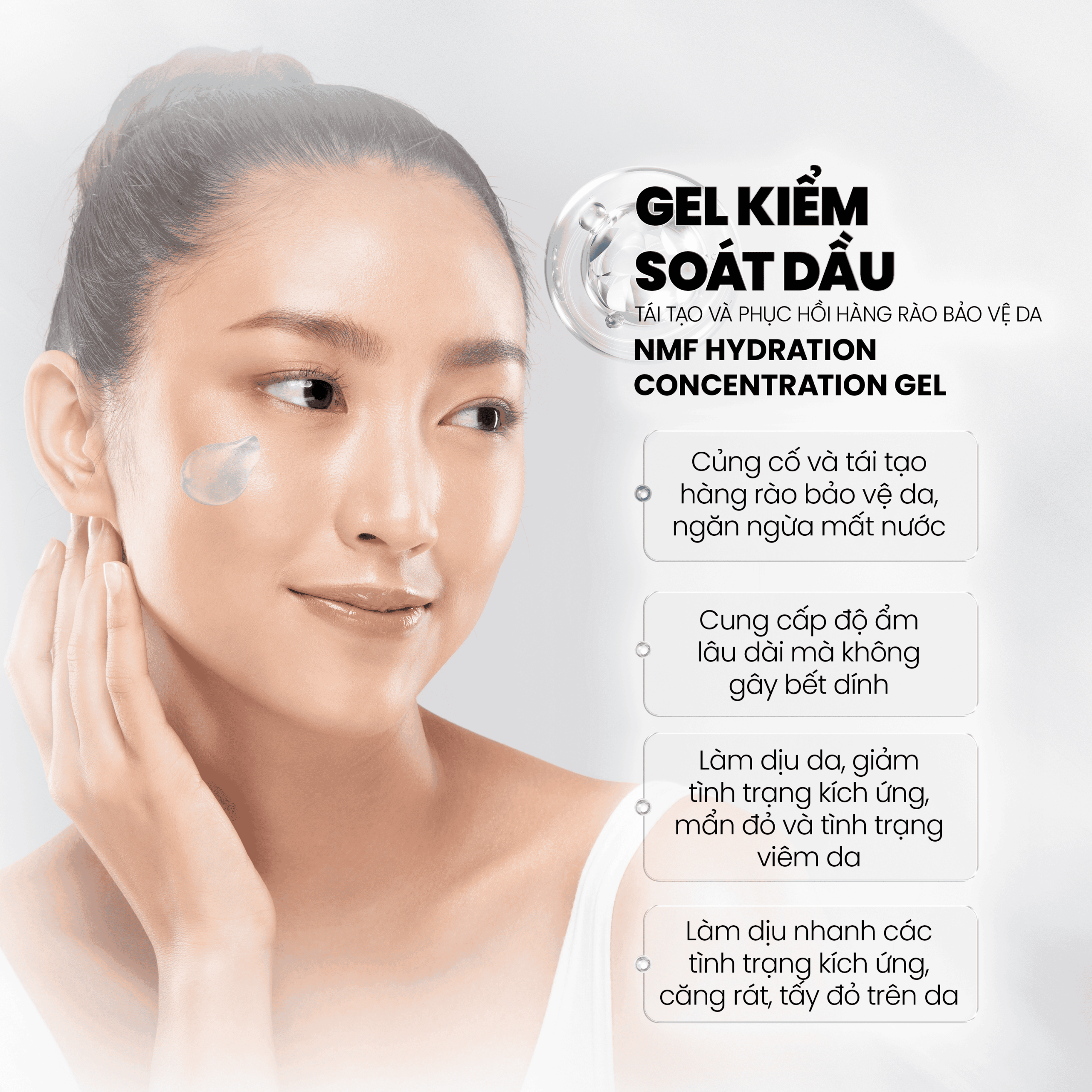 Kem Dưỡng Kiểm Soát Dầu MD CARE NMF Hydration Concentrate Facial Gel 50ml Kem Dưỡng Kiểm Soát Dầu MD CARE NMF Hydration Concentrate Facial Gel 50ml