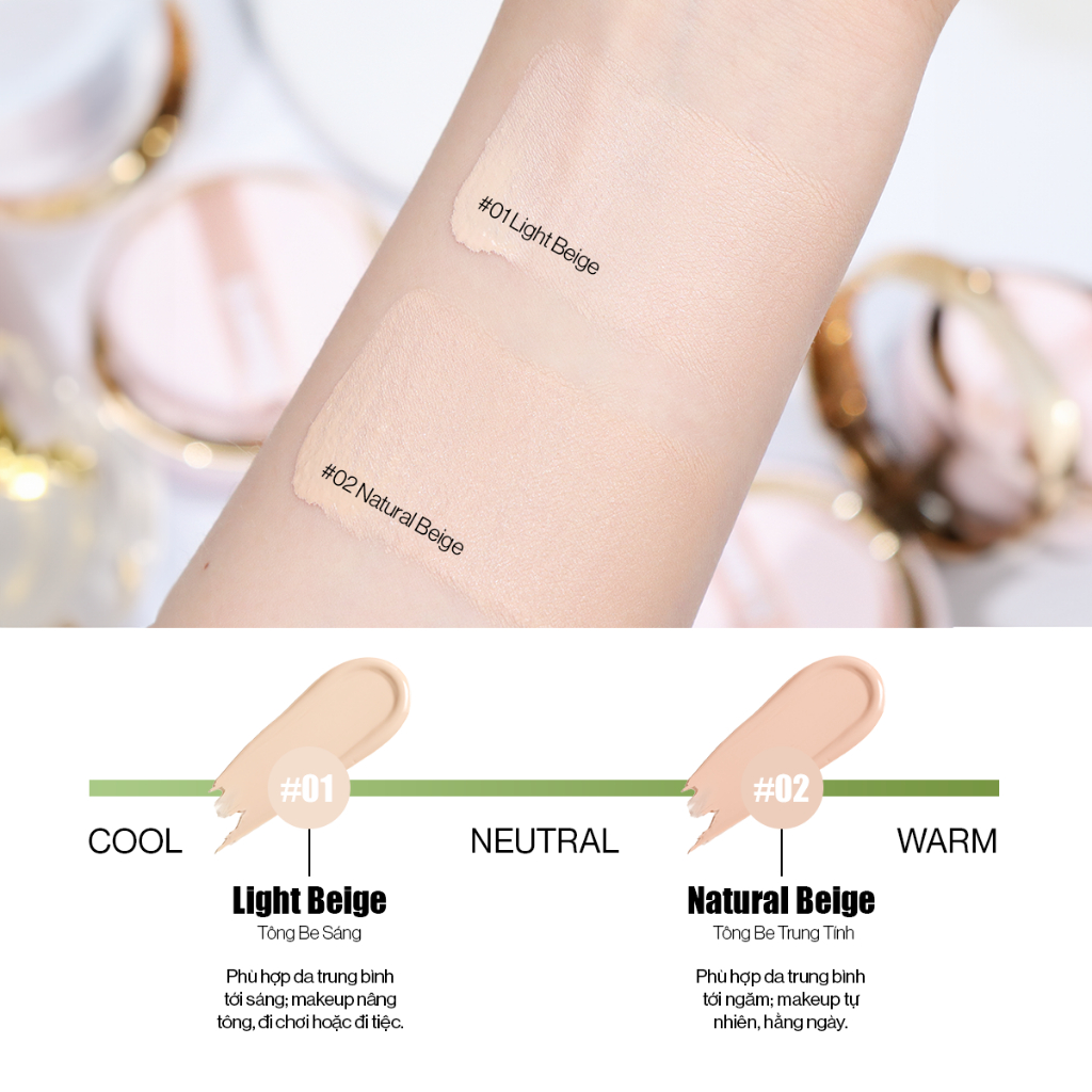Phấn Nước Glamrr Q Long Wear DD Cushion SPF50+ PA+++ 13g Phấn Nước Glamrr Q Long Wear DD Cushion SPF50+ PA+++ 13g