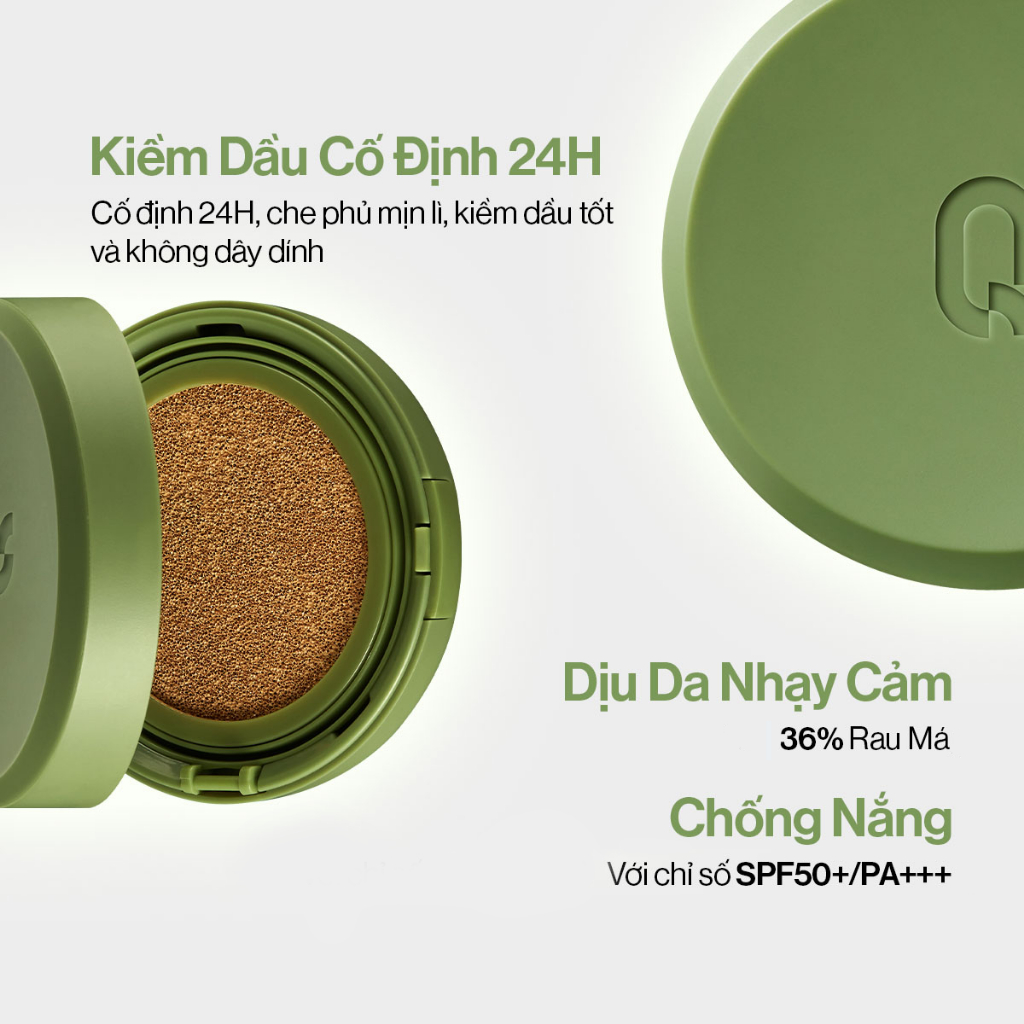 Phấn Nước Glamrr Q Vegan Super Cover Cushion 