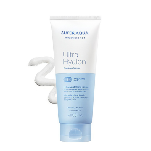 Sữa Rửa Mặt Missha Super Aqua Ultra Hyalron Foaming Cleanser 200ml