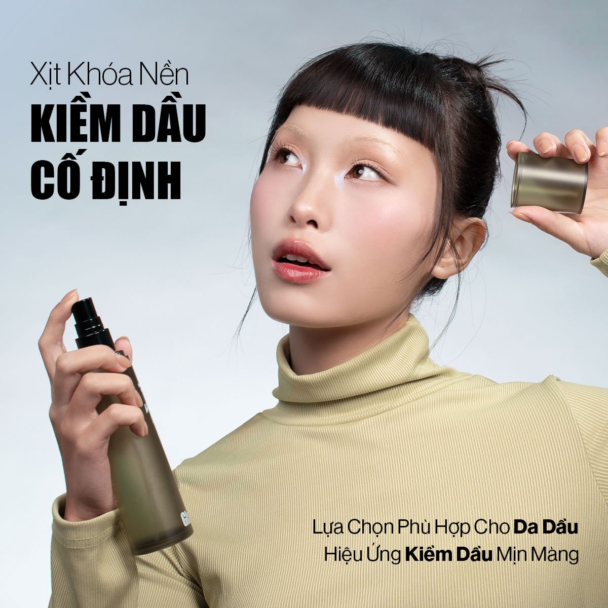 Xịt Khóa Nền Cố Định Glamrr Q Vegan Super Stay Makeup Fixer 