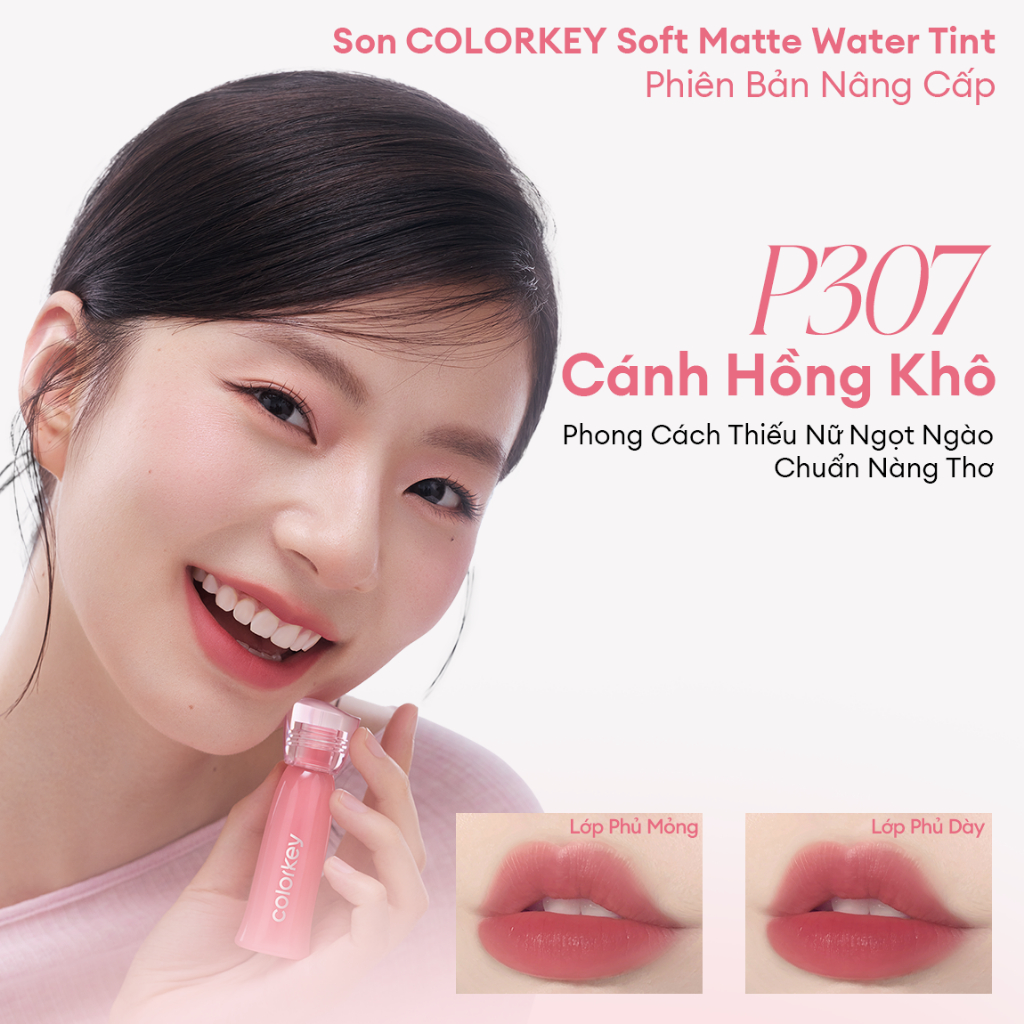 Son Kem Colorkey Soft Matte Water Tint New Version 2.5g Son Kem Colorkey Soft Matte Water Tint New Version 2.5g