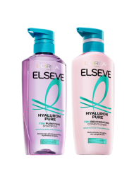 Bộ Dầu Gội Xả Loreal Paris Elseve Hyaluron Pure 72H