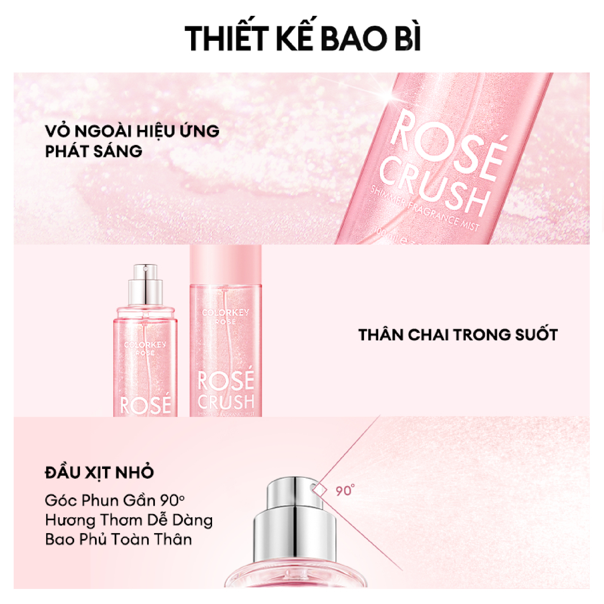 Body Mist Colorkey Rose Crush 100ml