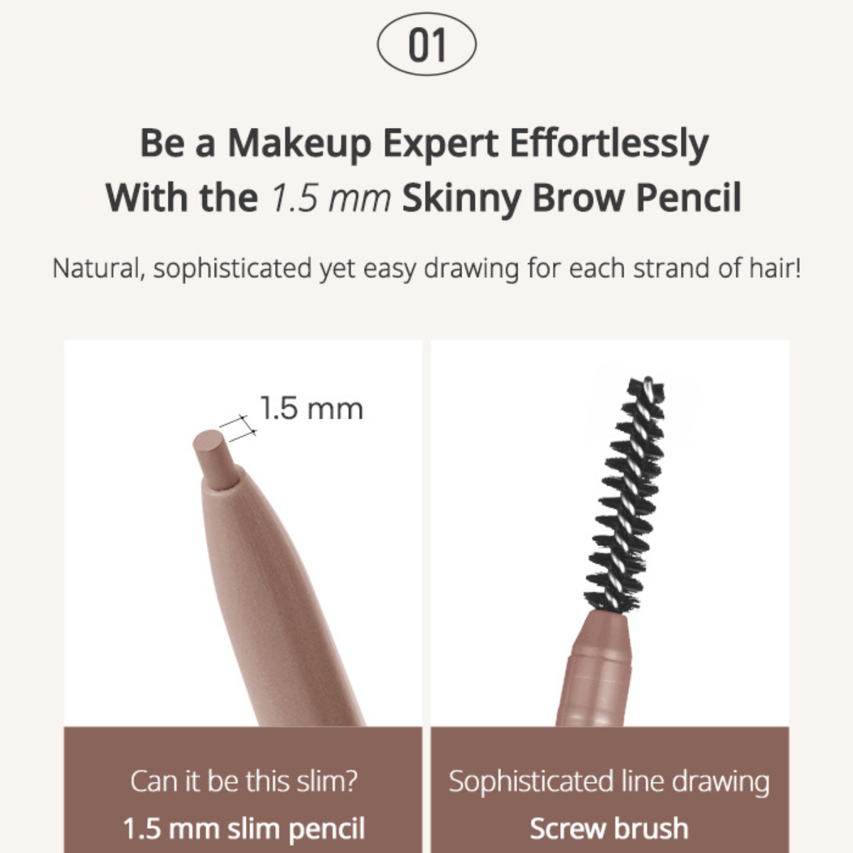 Chì Kẻ Mày Peripera Speedy Skinny Brown 0.05g Chì Kẻ Mày Peripera Speedy Skinny Brown 0.05g - Ảnh 8