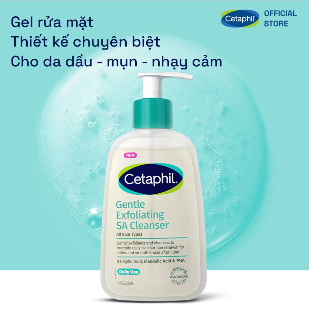 Sữa Rửa Mặt Cetaphil Gentle Exfoliating SA Cleanser 473ml Sữa Rửa Mặt Cetaphil Gentle Exfoliating SA Cleanser 473ml