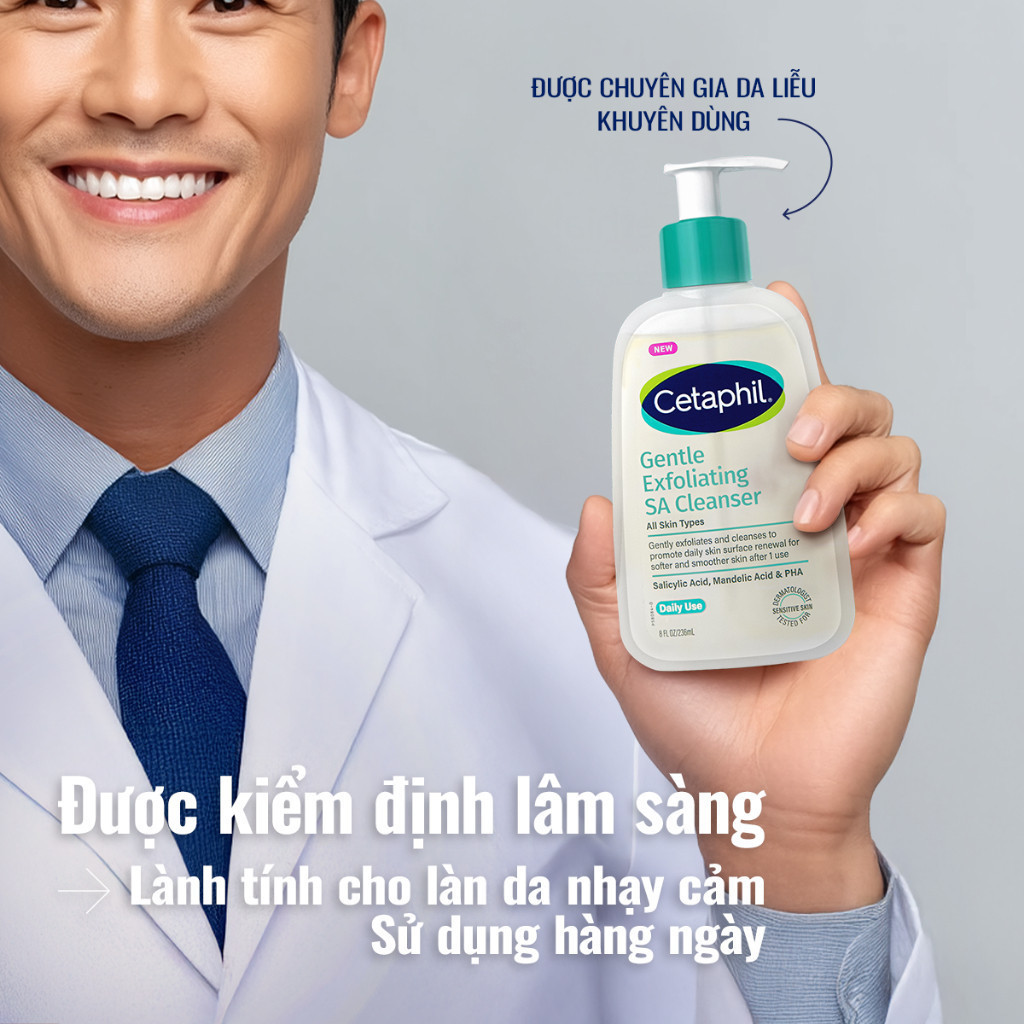 Sữa Rửa Mặt Cetaphil Gentle Exfoliating SA Cleanser 473ml Sữa Rửa Mặt Cetaphil Gentle Exfoliating SA Cleanser 473ml