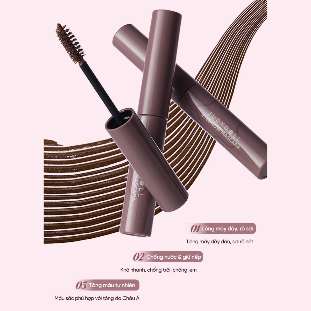 Mascara Lông Mày Judydoll Eyebrow Mascara 2.5g