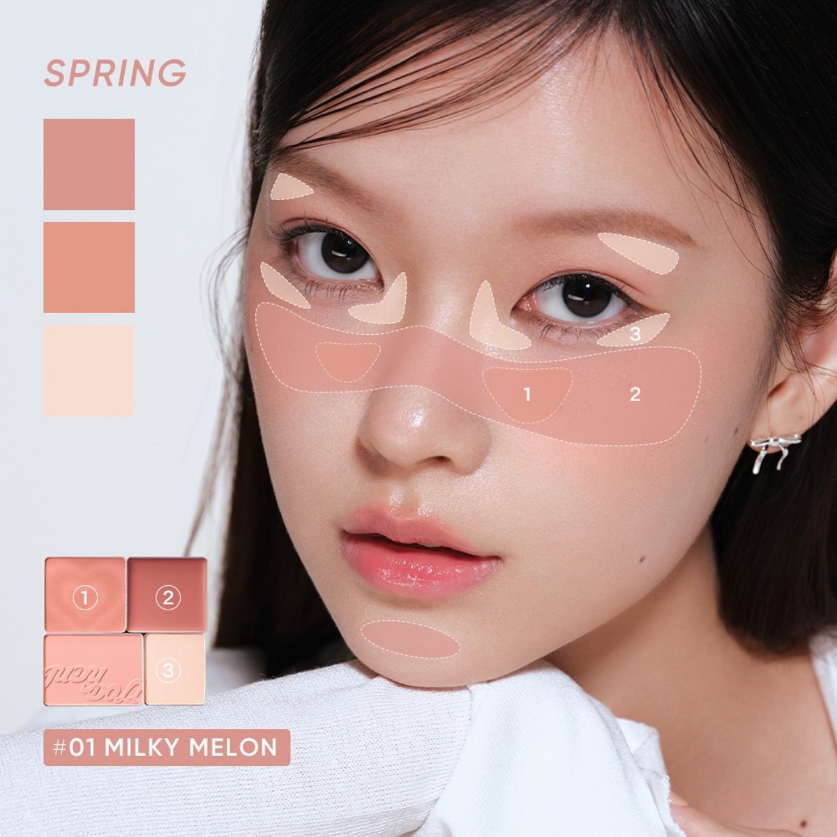Phấn Má & Highlight Judydoll Palette 4 Ô 9g Phấn Má & Highlight Judydoll Palette 4 Ô 9g