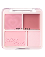 Phấn Má & Highlight Judydoll Palette 4 Ô 9g