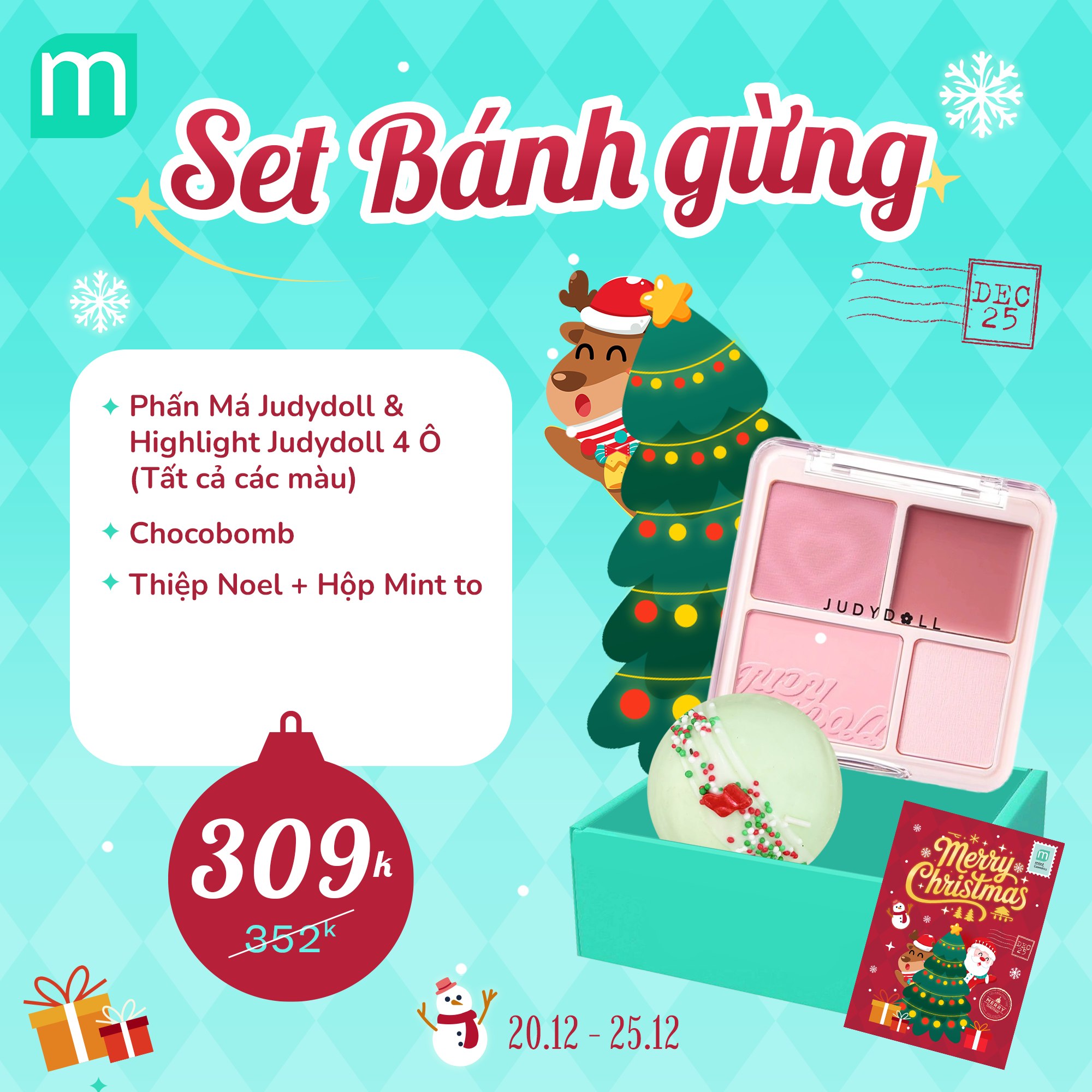 GIÁNG SINH AN LÀNH VỚI 29 SET QUÀ NOEL MADE BY MINT