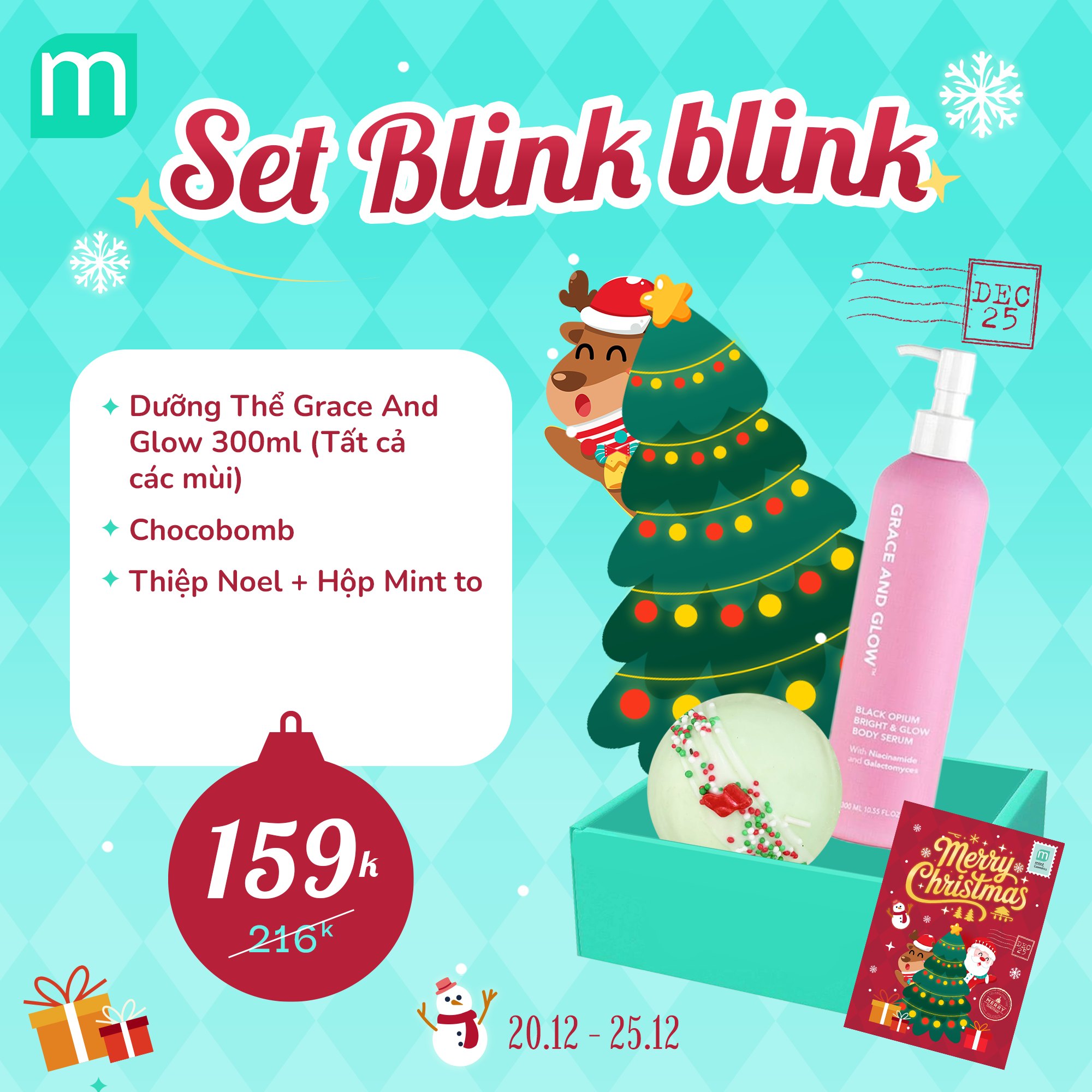 GIÁNG SINH AN LÀNH VỚI 29 SET QUÀ NOEL MADE BY MINT