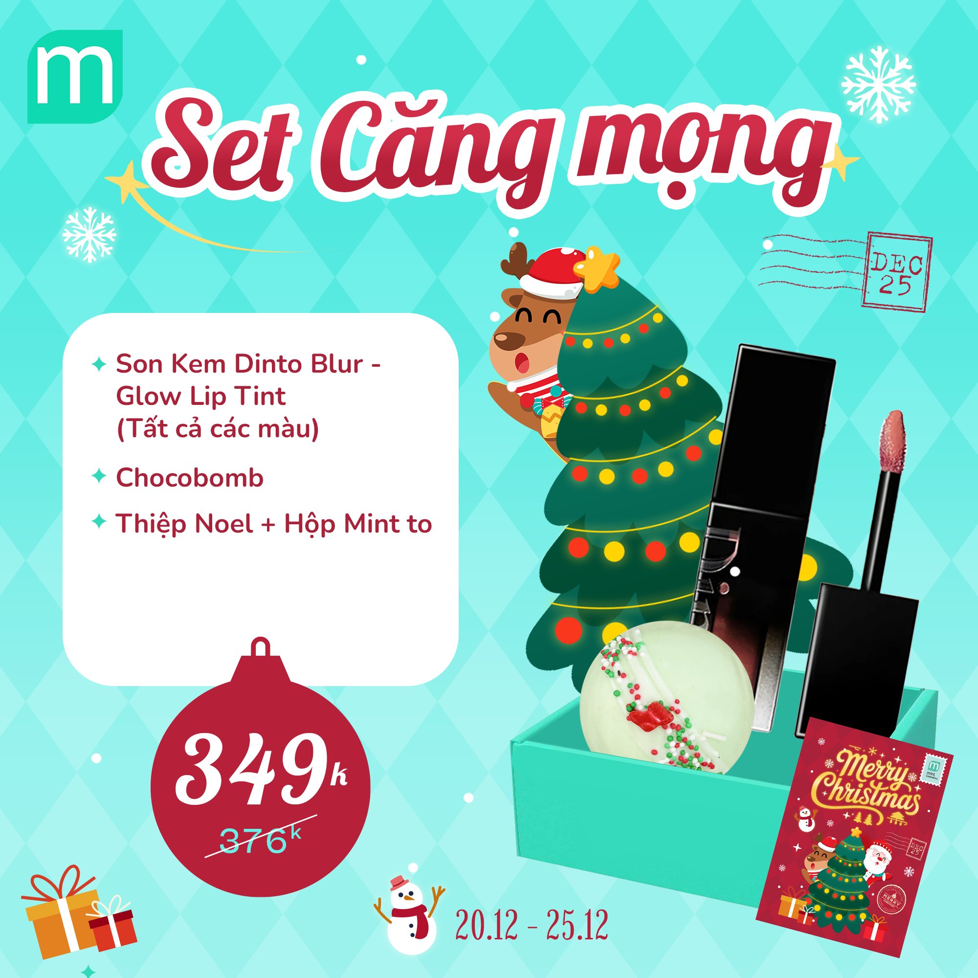 GIÁNG SINH AN LÀNH VỚI 29 SET QUÀ NOEL MADE BY MINT