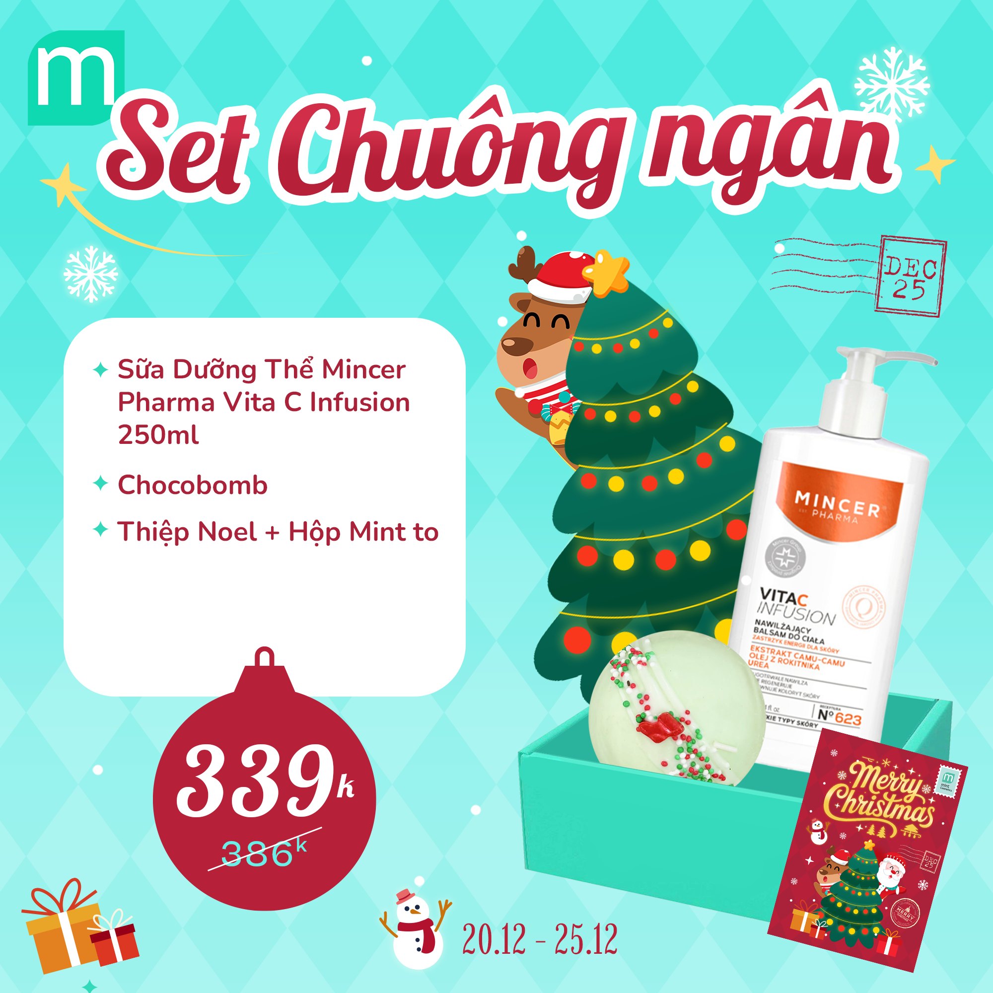 GIÁNG SINH AN LÀNH VỚI 29 SET QUÀ NOEL MADE BY MINT