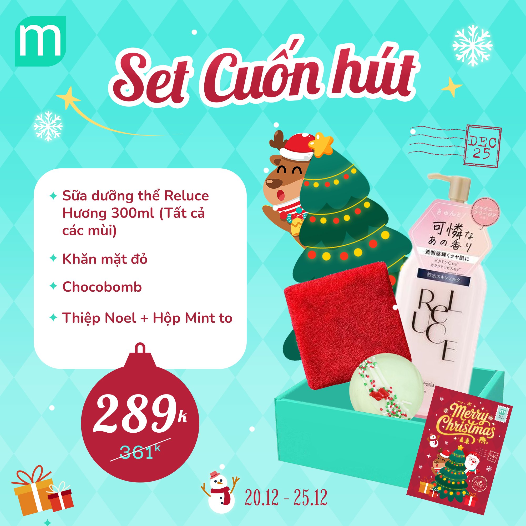 GIÁNG SINH AN LÀNH VỚI 29 SET QUÀ NOEL MADE BY MINT