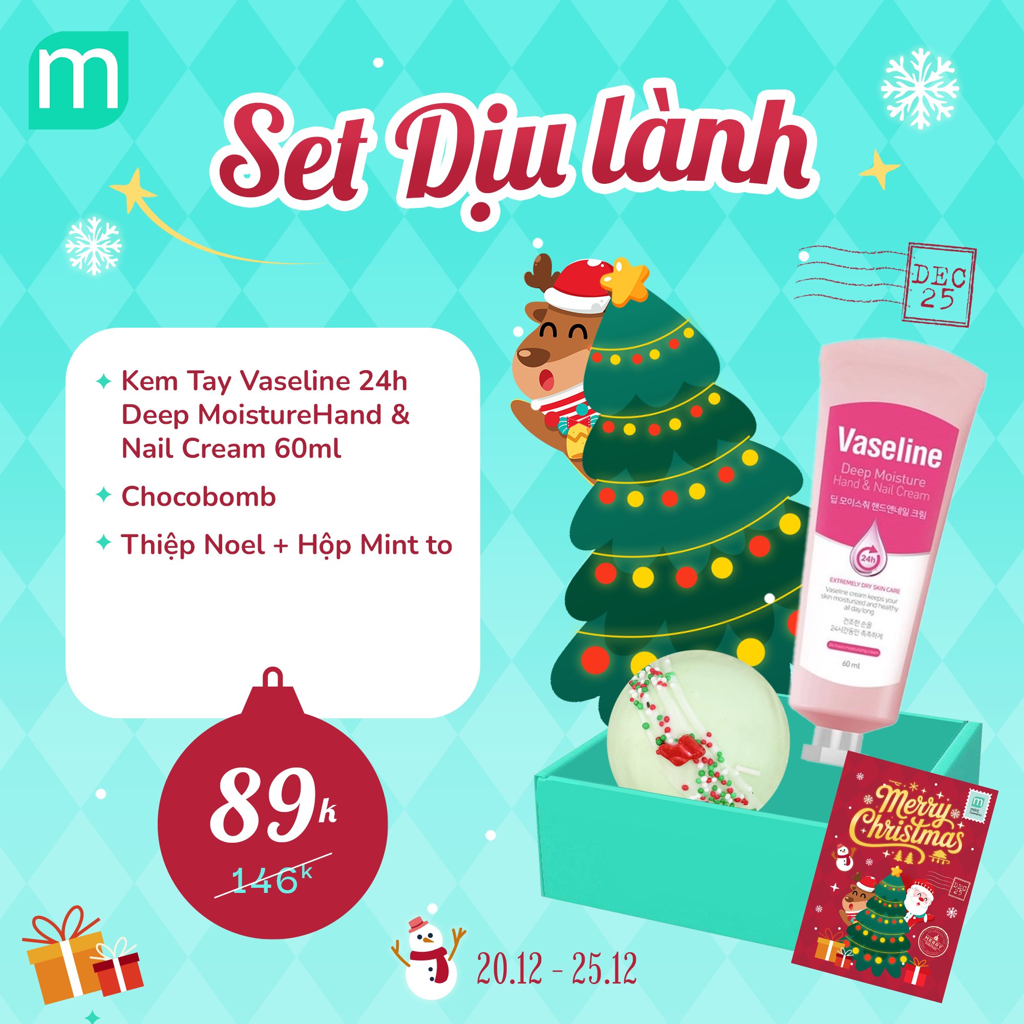 GIÁNG SINH AN LÀNH VỚI 29 SET QUÀ NOEL MADE BY MINT