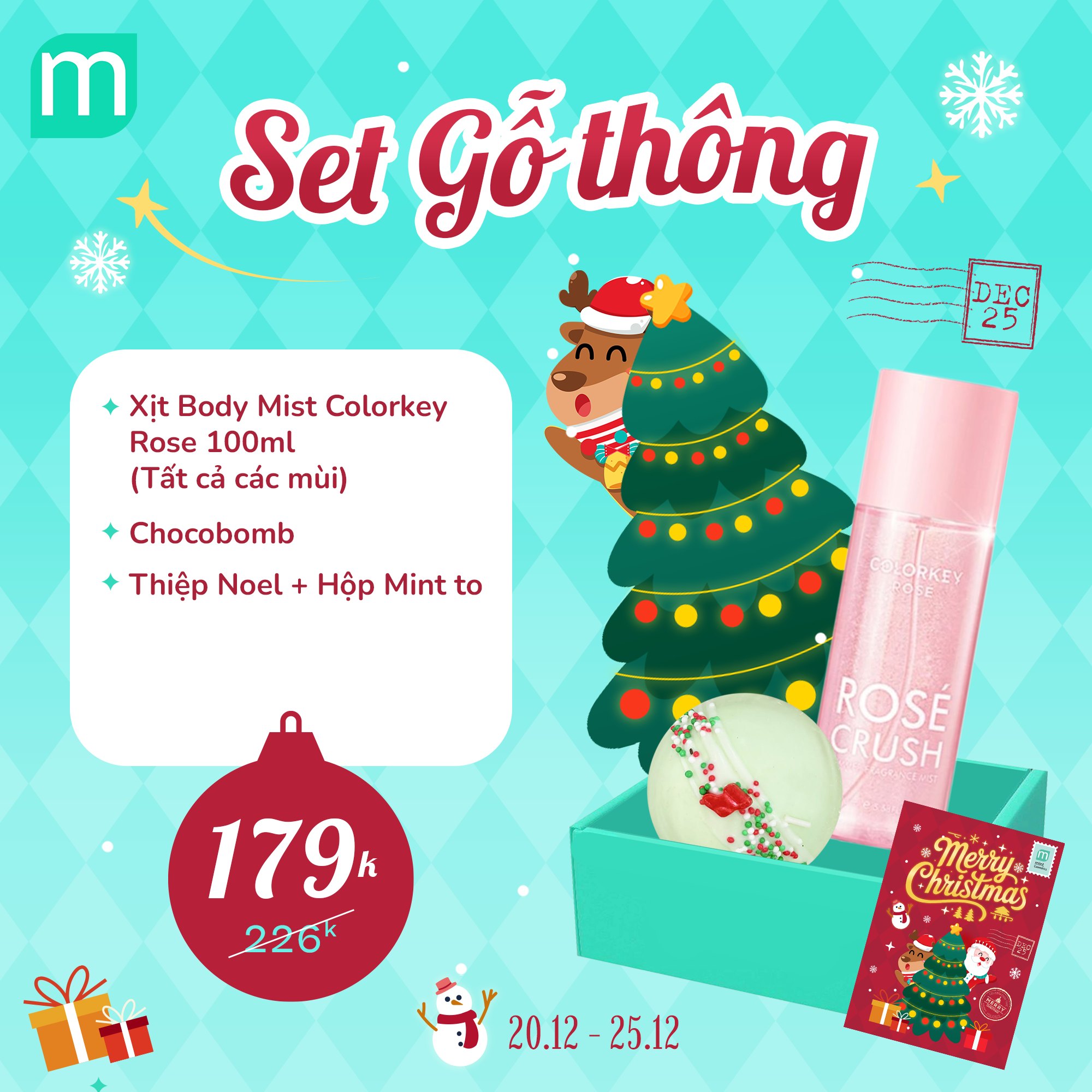 GIÁNG SINH AN LÀNH VỚI 29 SET QUÀ NOEL MADE BY MINT