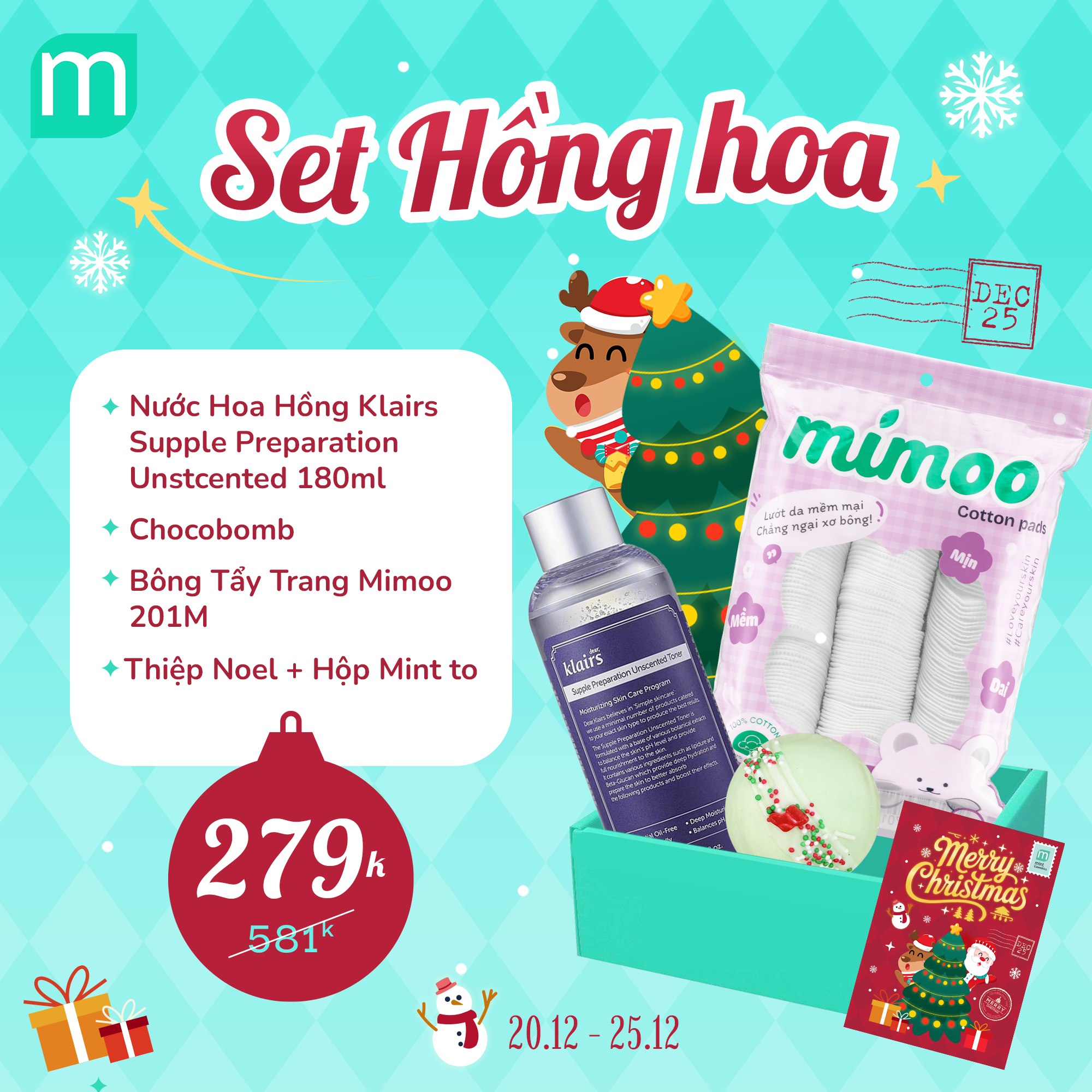 GIÁNG SINH AN LÀNH VỚI 29 SET QUÀ NOEL MADE BY MINT