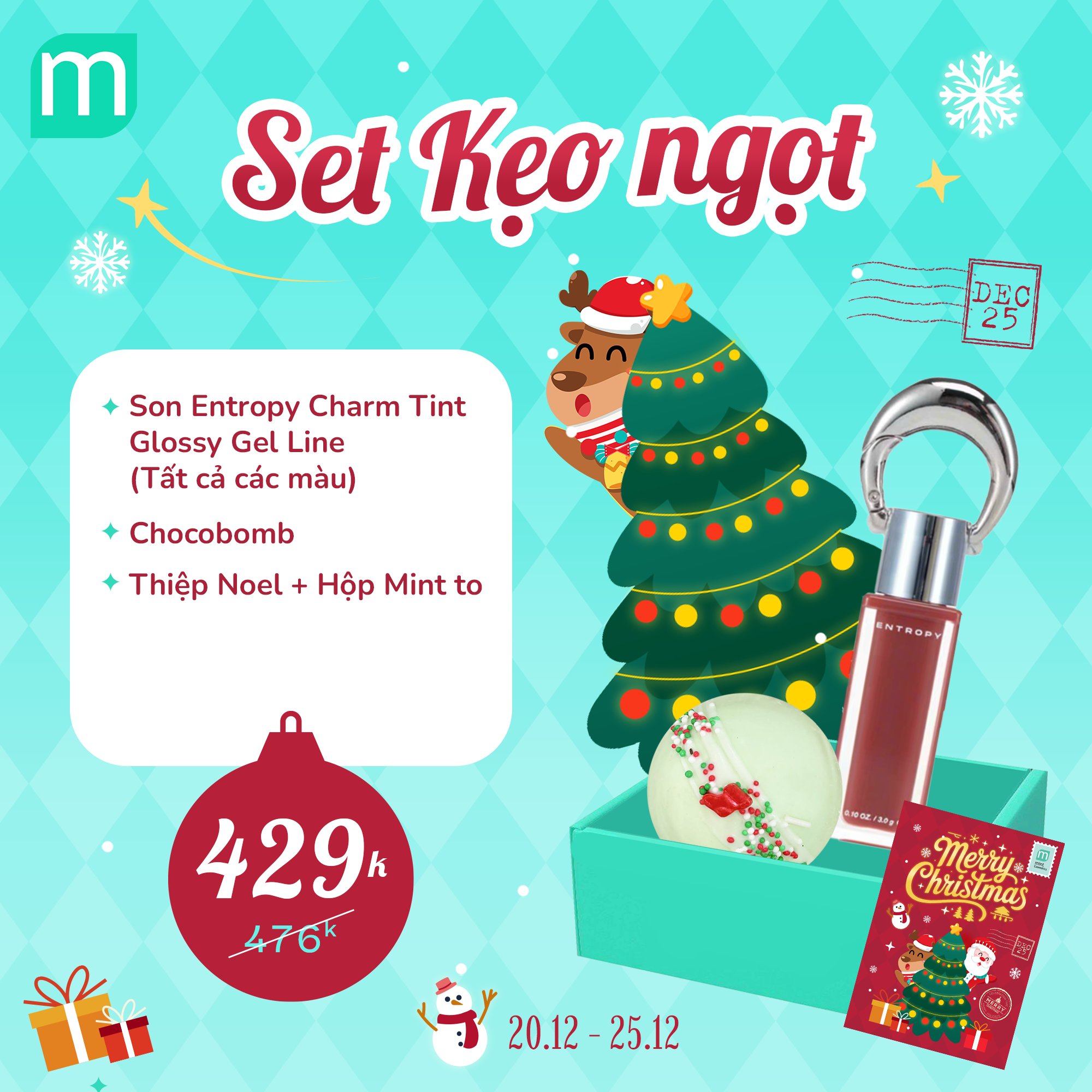 GIÁNG SINH AN LÀNH VỚI 29 SET QUÀ NOEL MADE BY MINT