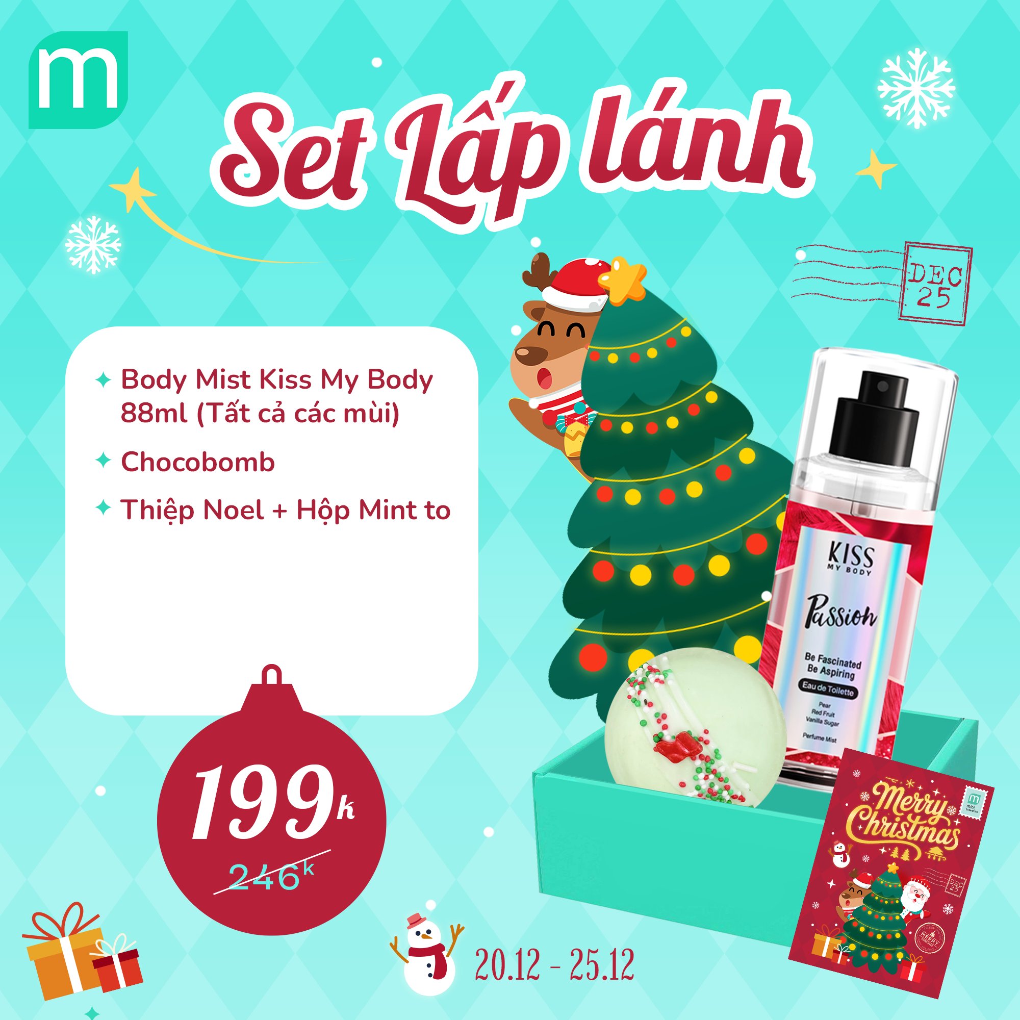 GIÁNG SINH AN LÀNH VỚI 29 SET QUÀ NOEL MADE BY MINT